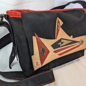 70326002 Emberline Handmade Ultrasuede Crossbody Handbag