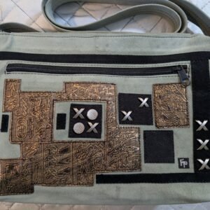 70326022 Sage Contemporary Modern Ultrasuede Purse Sage, Black, Eqyptian